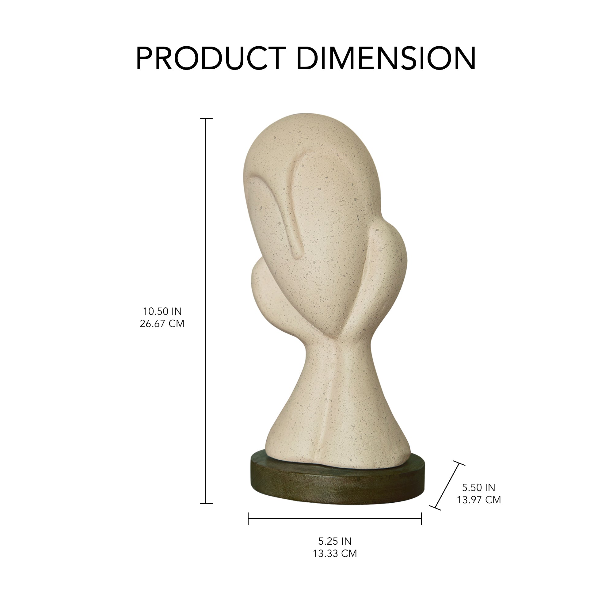 Spellbound Face Sculpture - Ecoblend