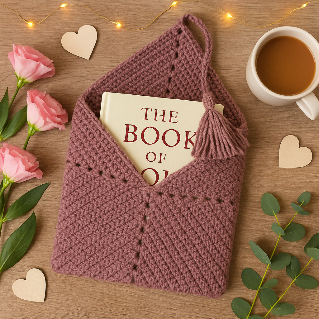 Crochet Book Cover