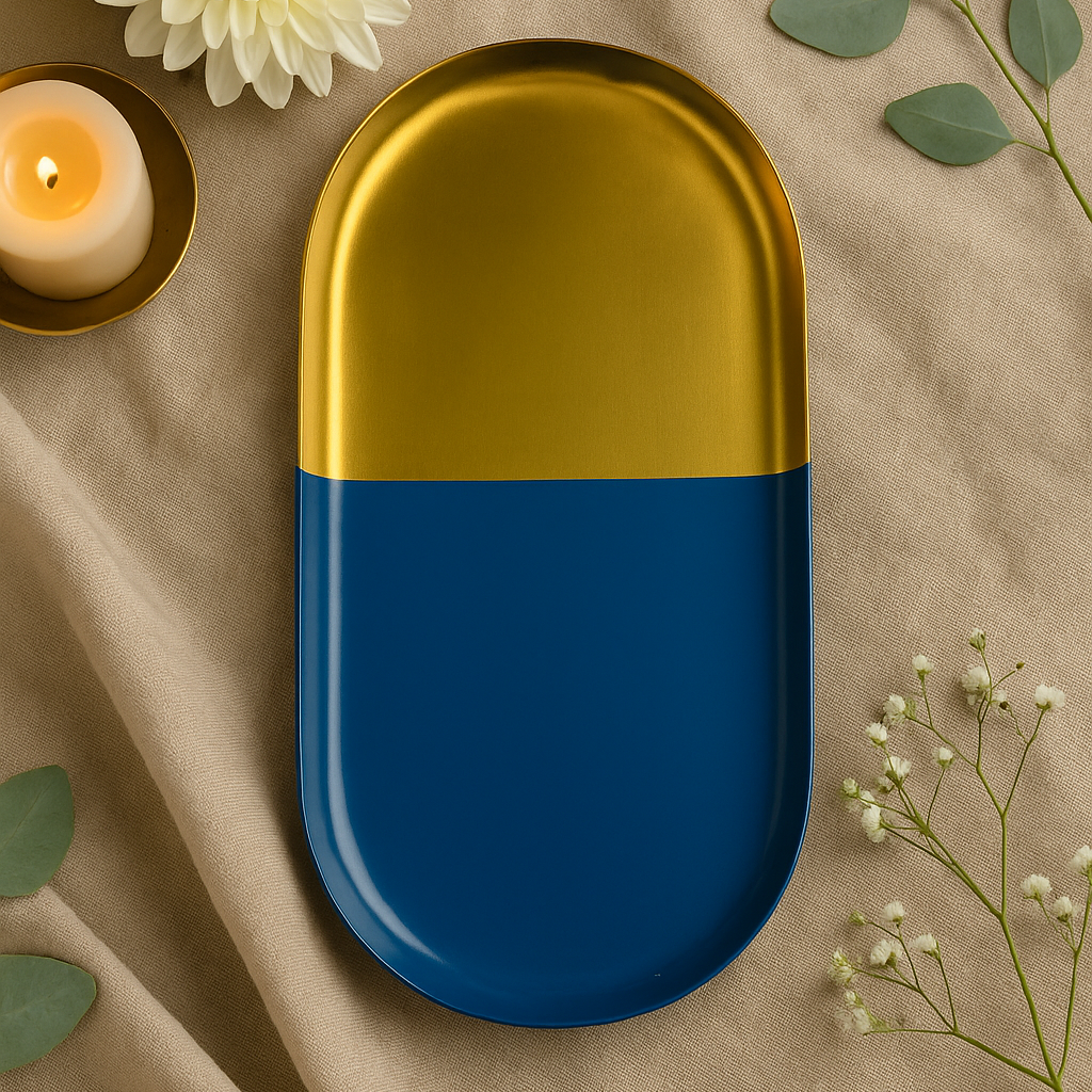 Metal Platter - Rect Small