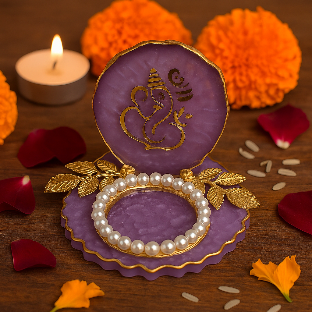 Diya / T-Light Holder / Coin Platter - Ganesha