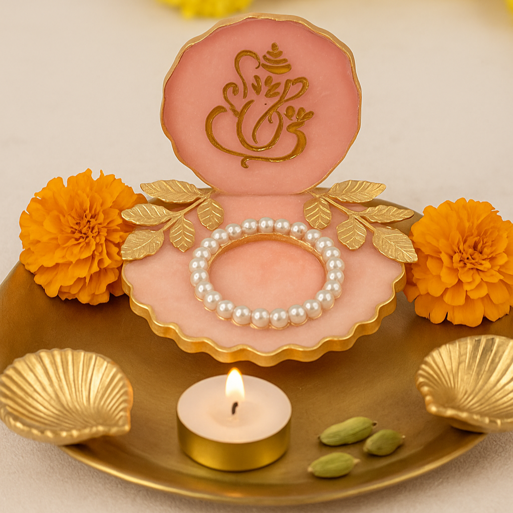 Diya / T-Light Holder / Coin Platter - Ganesha