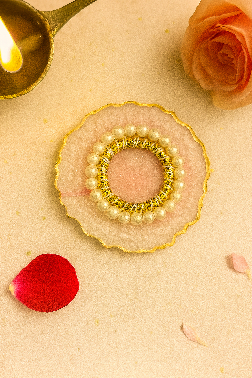 Diya / T-Light Holder / Coin Platter 4" - Mix color