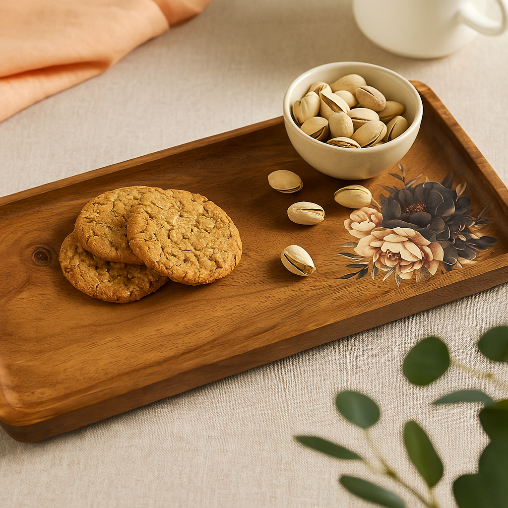Printed Wooden Platter - Rectangle