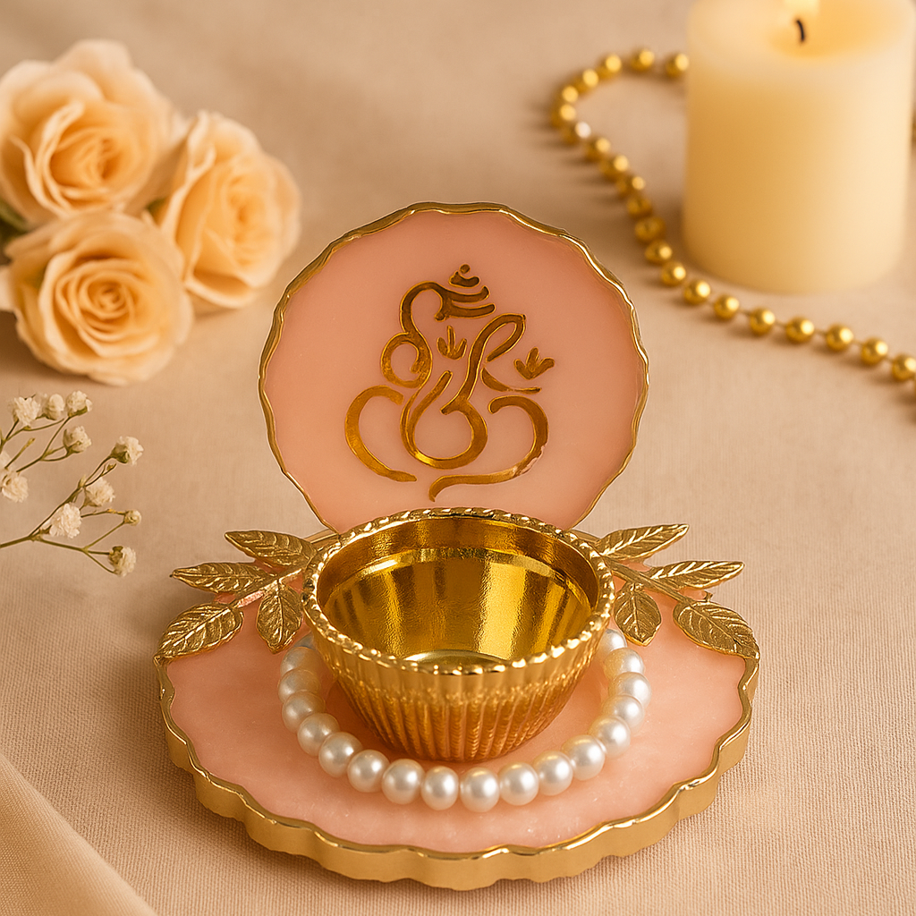 Diya / T-Light Holder / Coin Platter - Ganesha