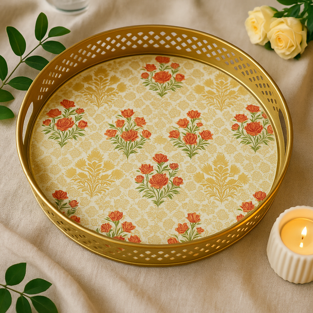 Metal Tray Small - Round