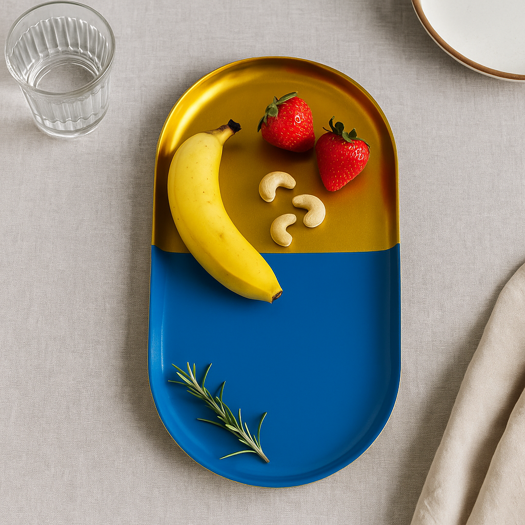 Metal Platter - Rect Medium