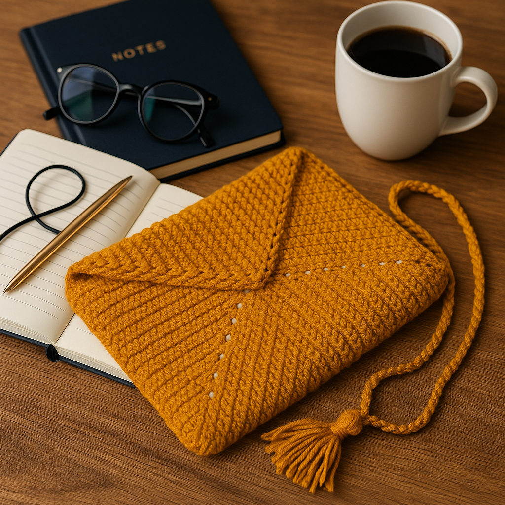 Crochet Book Cover