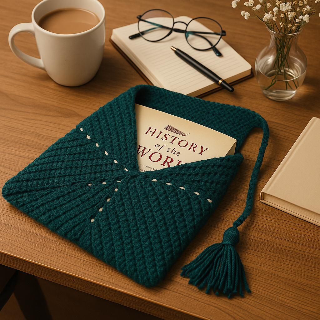Crochet Book Cover