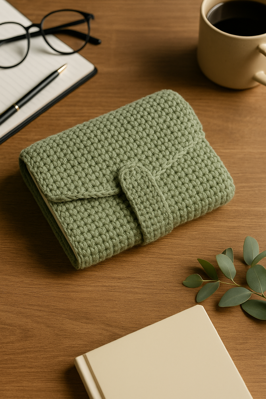 Crochet Book Cover