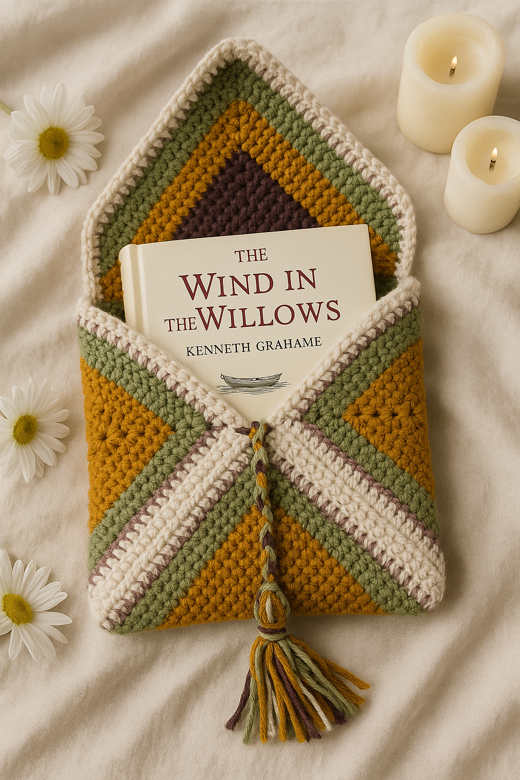 Crochet Book Cover