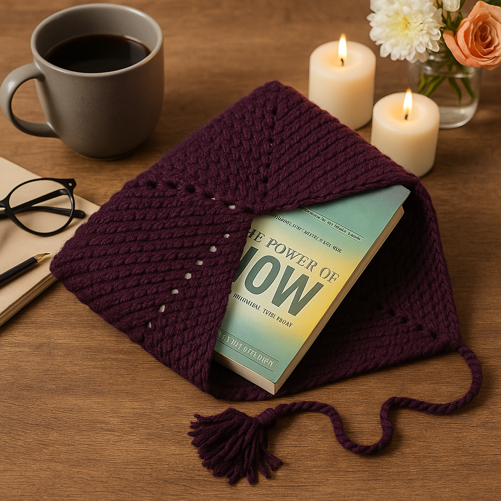 Crochet Book Cover