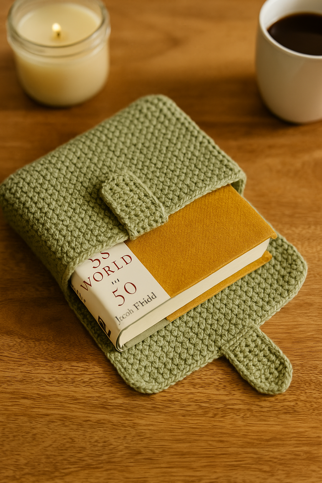Crochet Book Cover