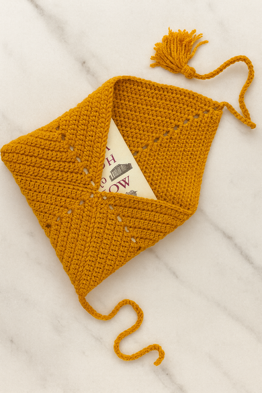 Crochet Book Cover