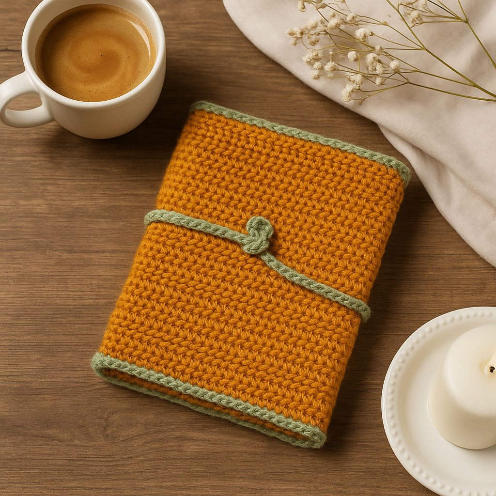 Crochet Book Cover