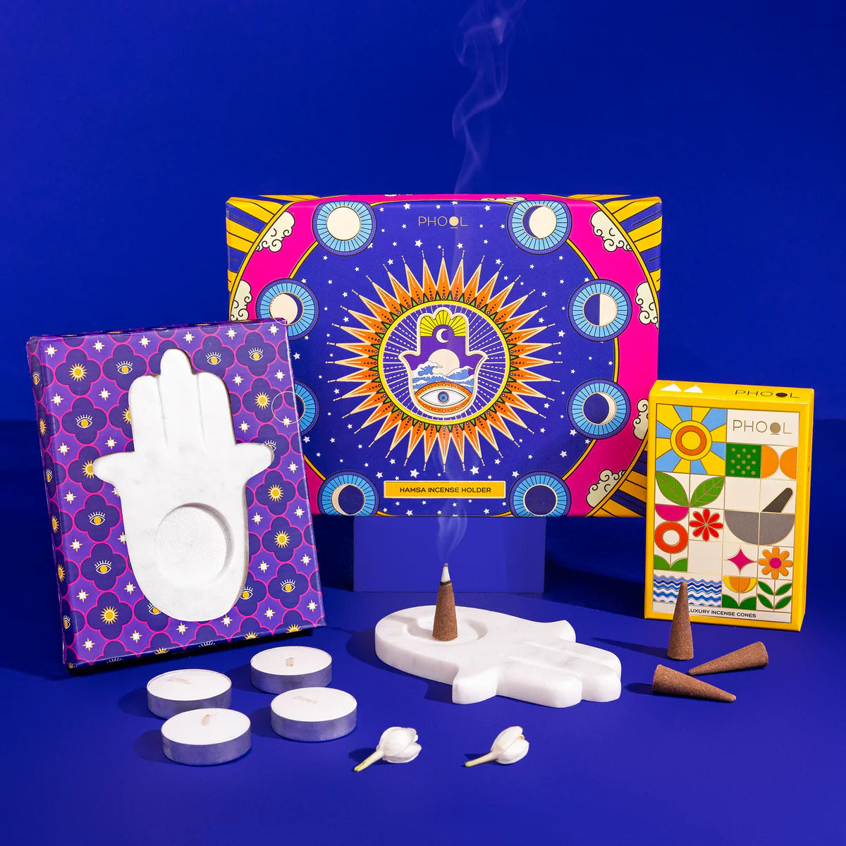 Marble Hamsa Gift box