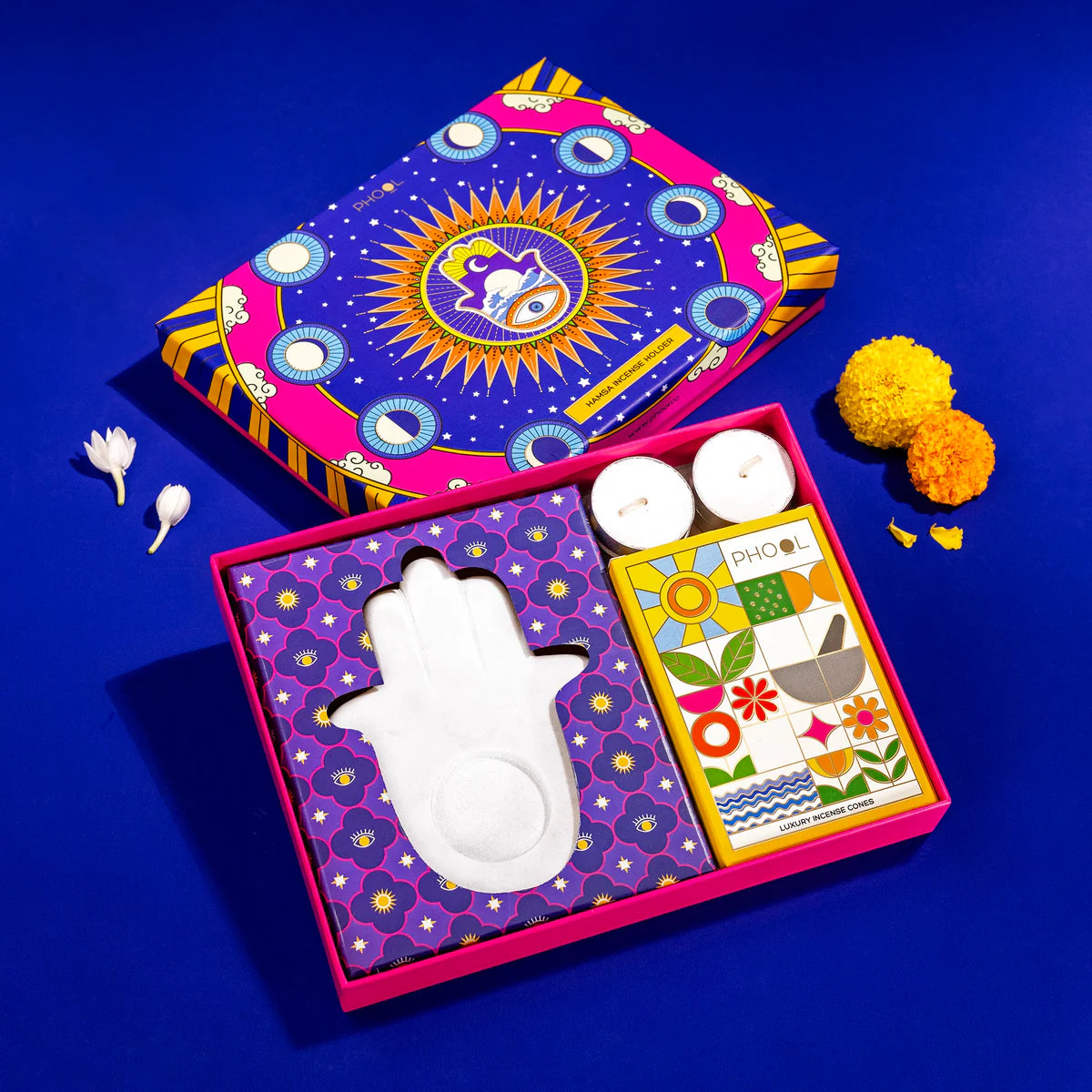 Marble Hamsa Gift box