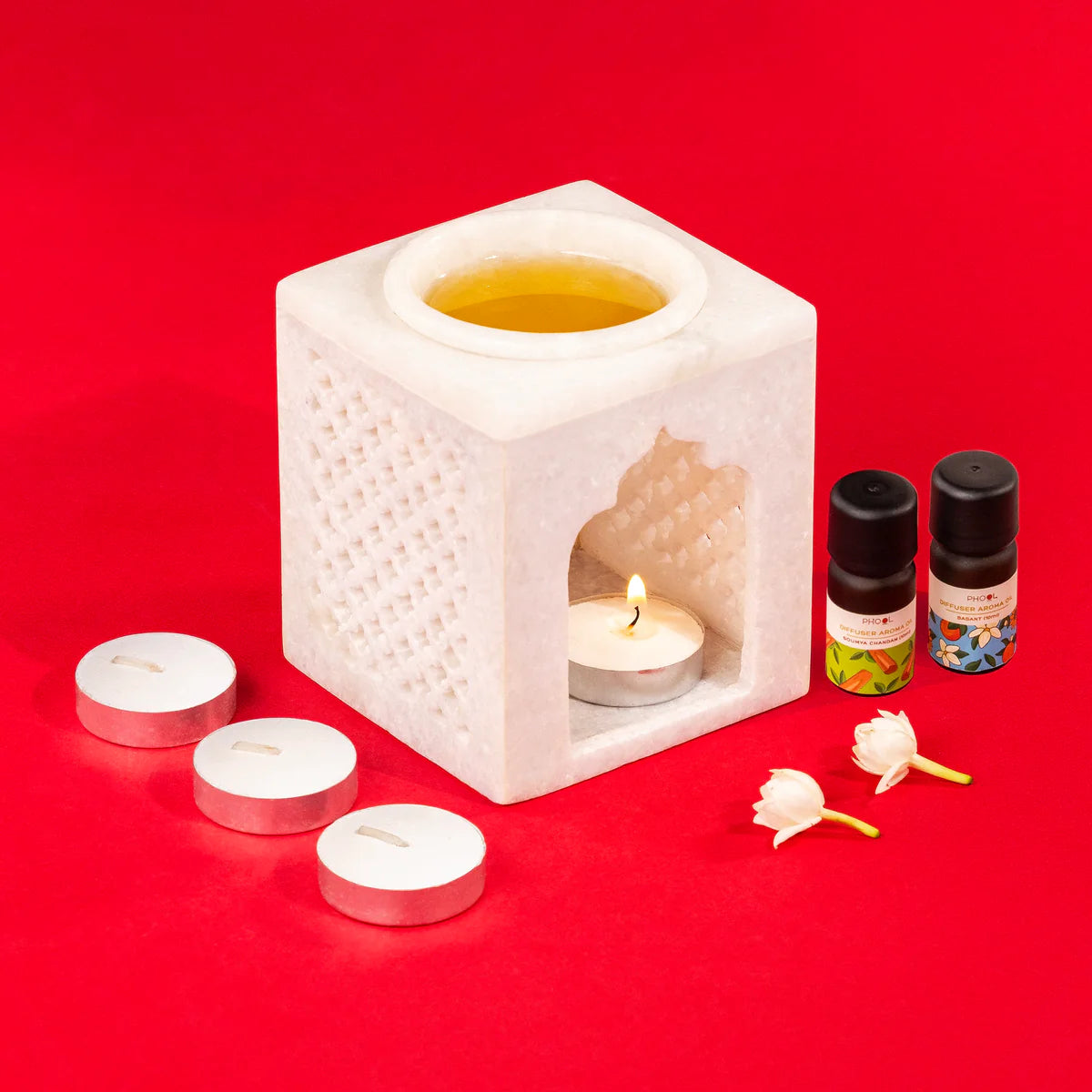 Marble Jali Aroma Oil Burner