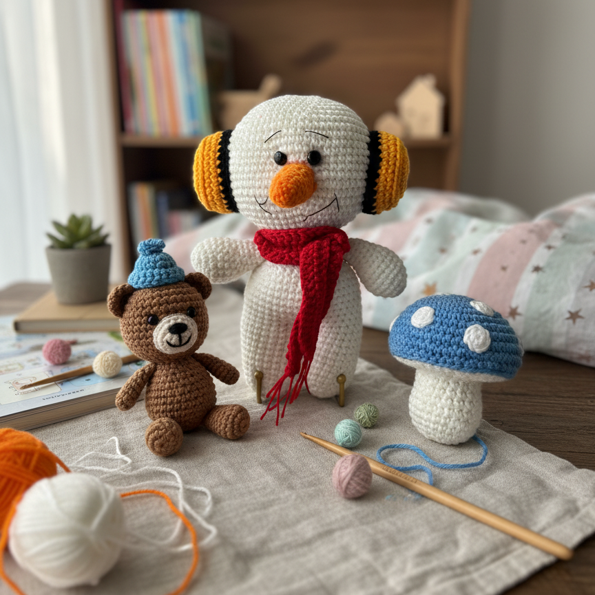 Crochet Friend - Snowie