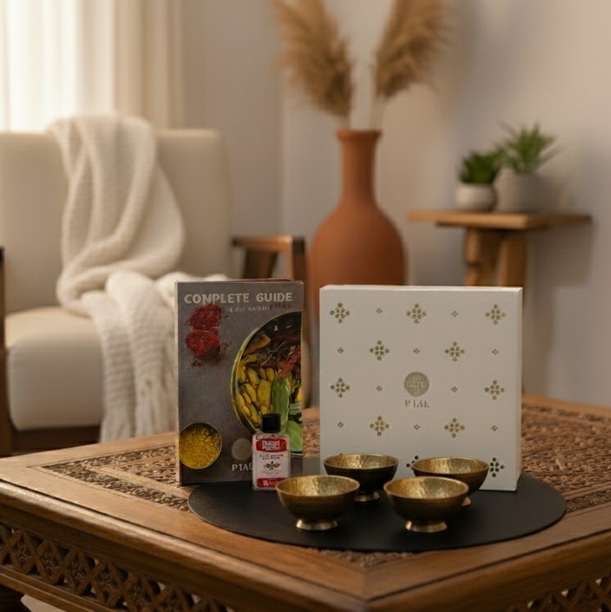 Gift Box of Brass Diya (Set of 4)