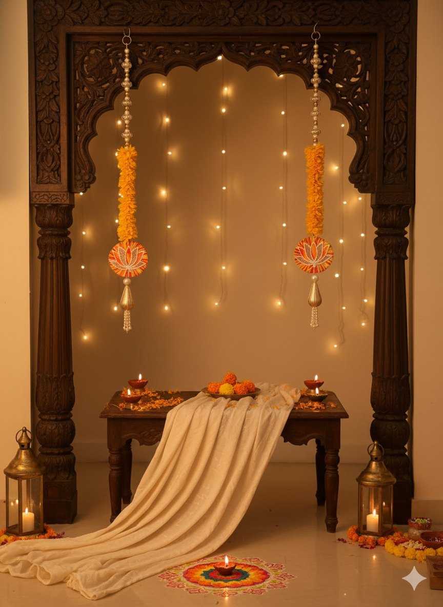 Leo Traditional Hanging (Yellow Lotus)