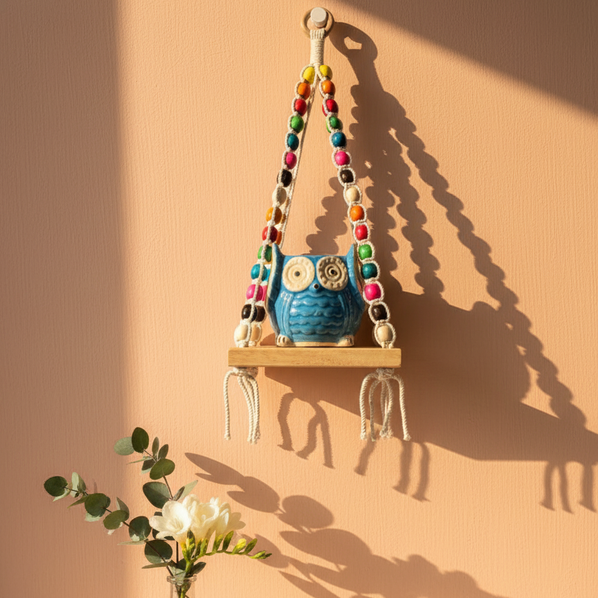 Colorful Beaded mini shelf