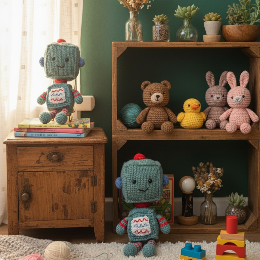 Crochet Friend - Robo