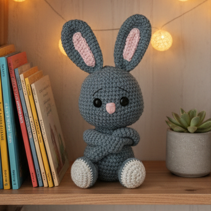 Crochet Friend - Curtain Tie Bunny