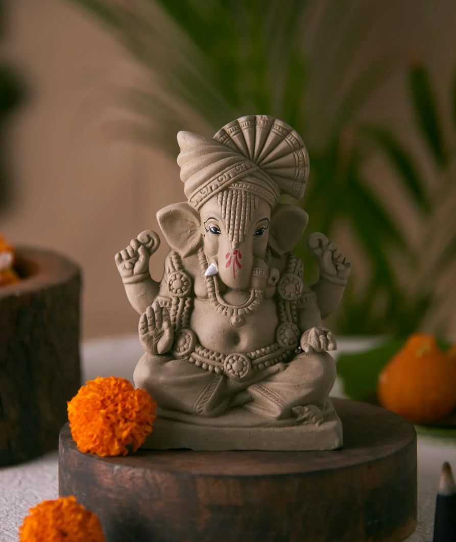 Plantable Ganesha - Ekadanta - 5 inches
