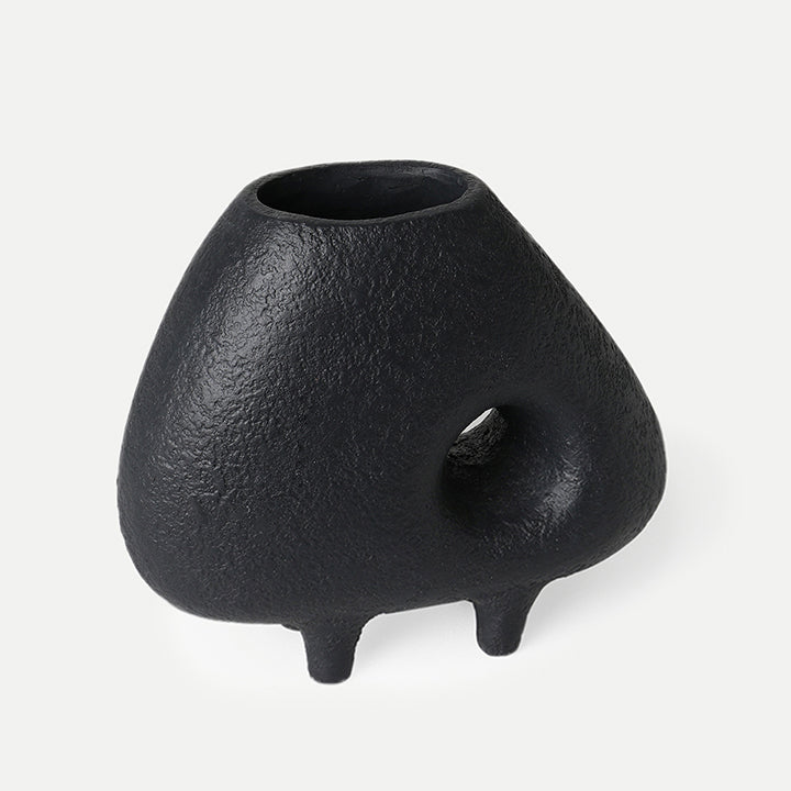 Midnight Terracotta Vase (Small)