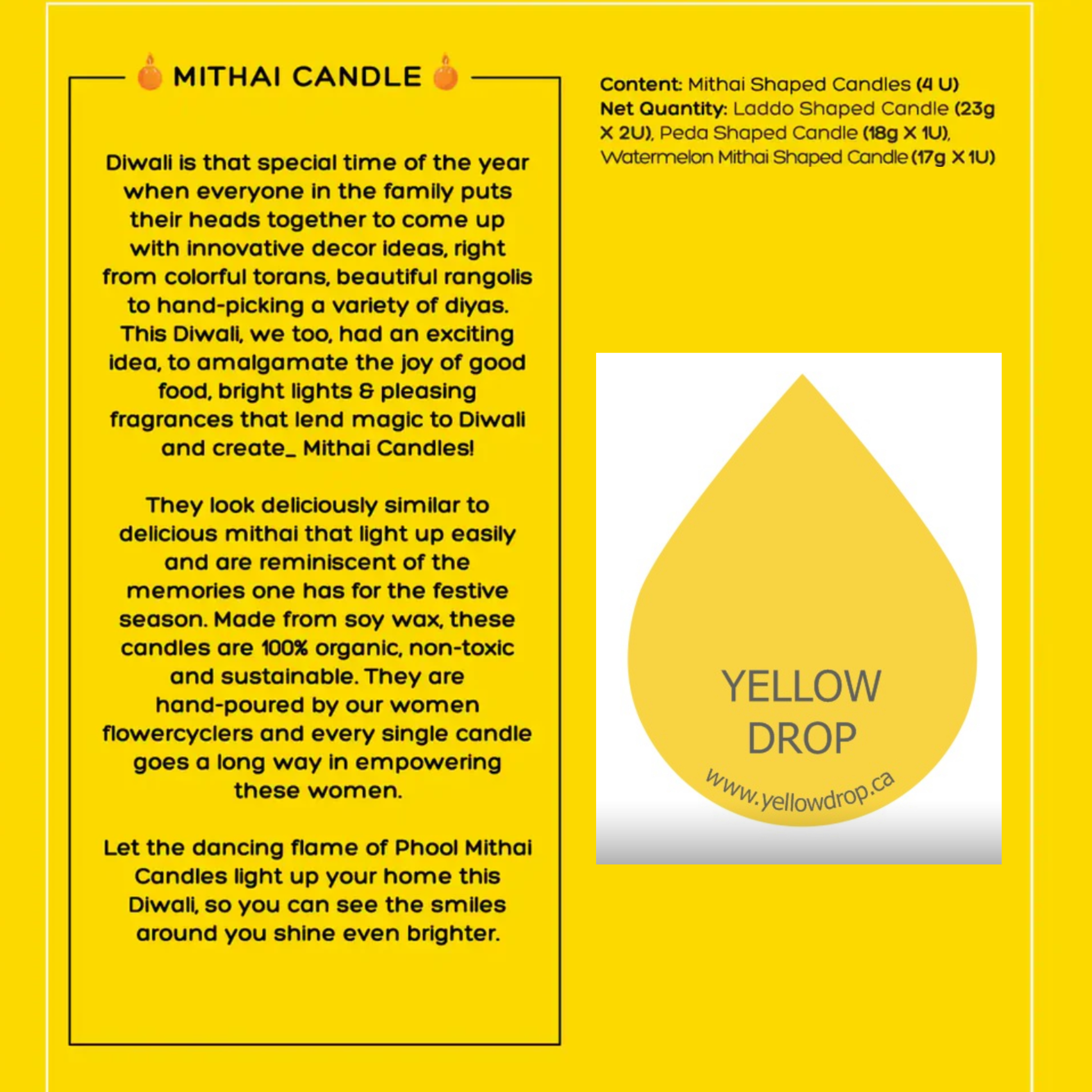 Mithai Candle (4 units)