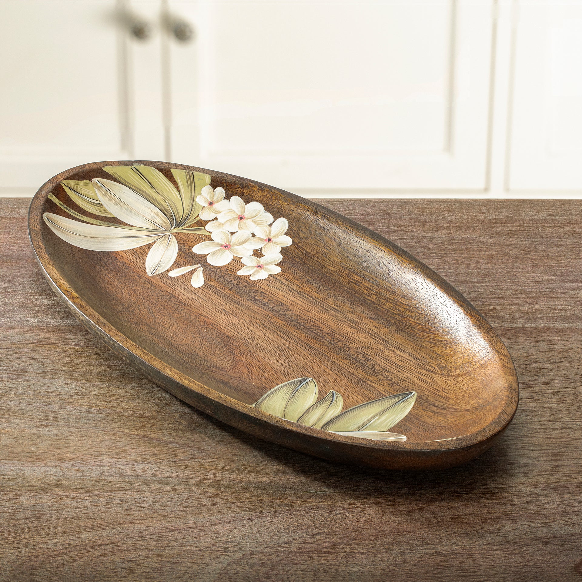 Oval Platter - Auragold Flower
