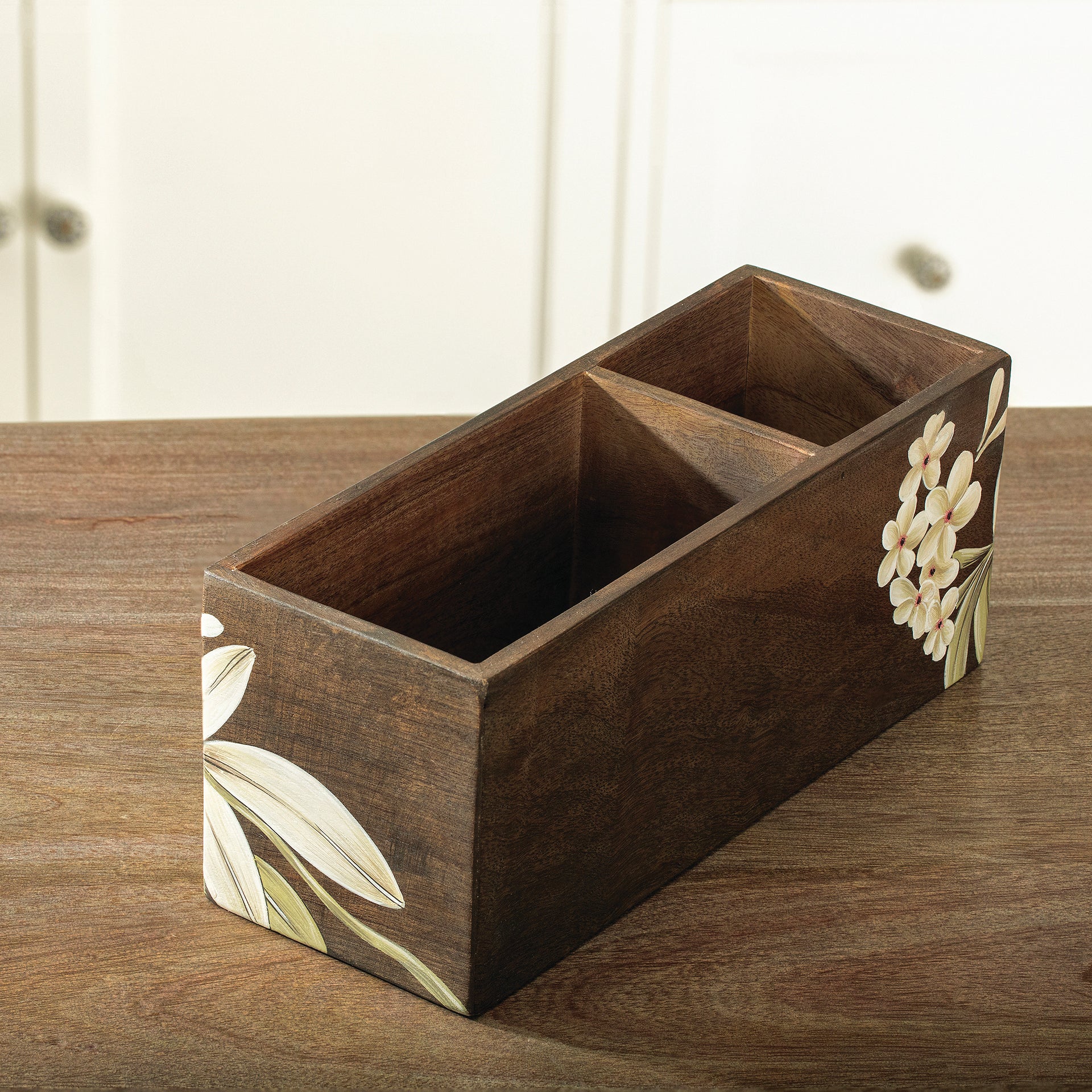 Cutlery Stand - AuraGold Flower