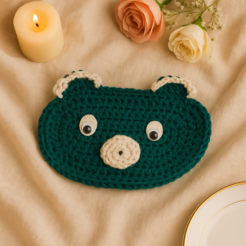 Crochet Bedside Holder (Specs, Jewellery, Medicine, Cup)