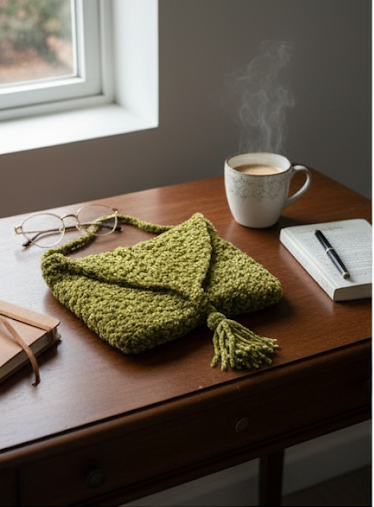 Crochet Book Cover