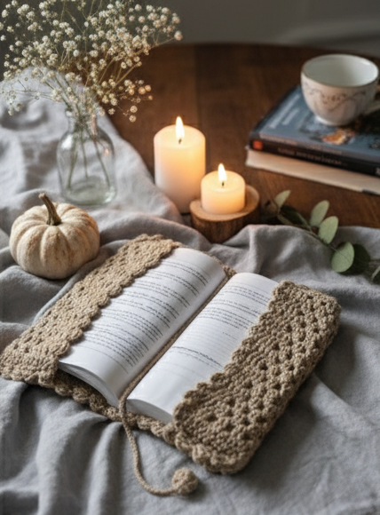 Crochet Book Cover