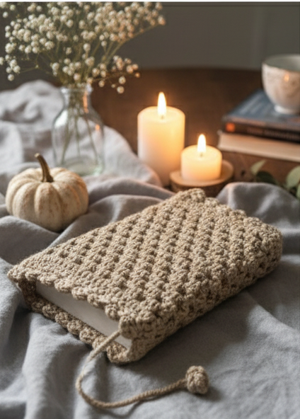 Crochet Book Cover