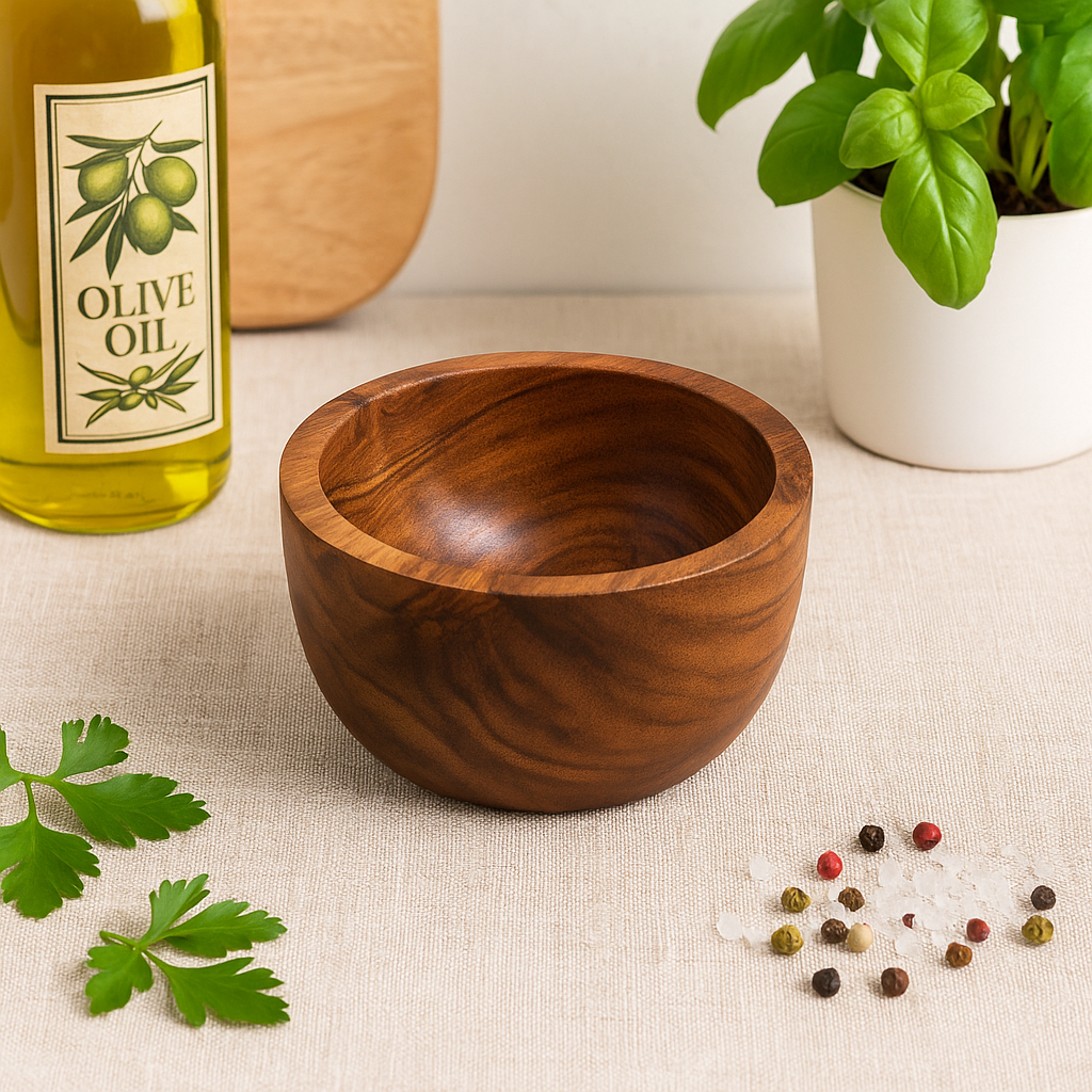 Printed Wooden Platter - Mini bowl
