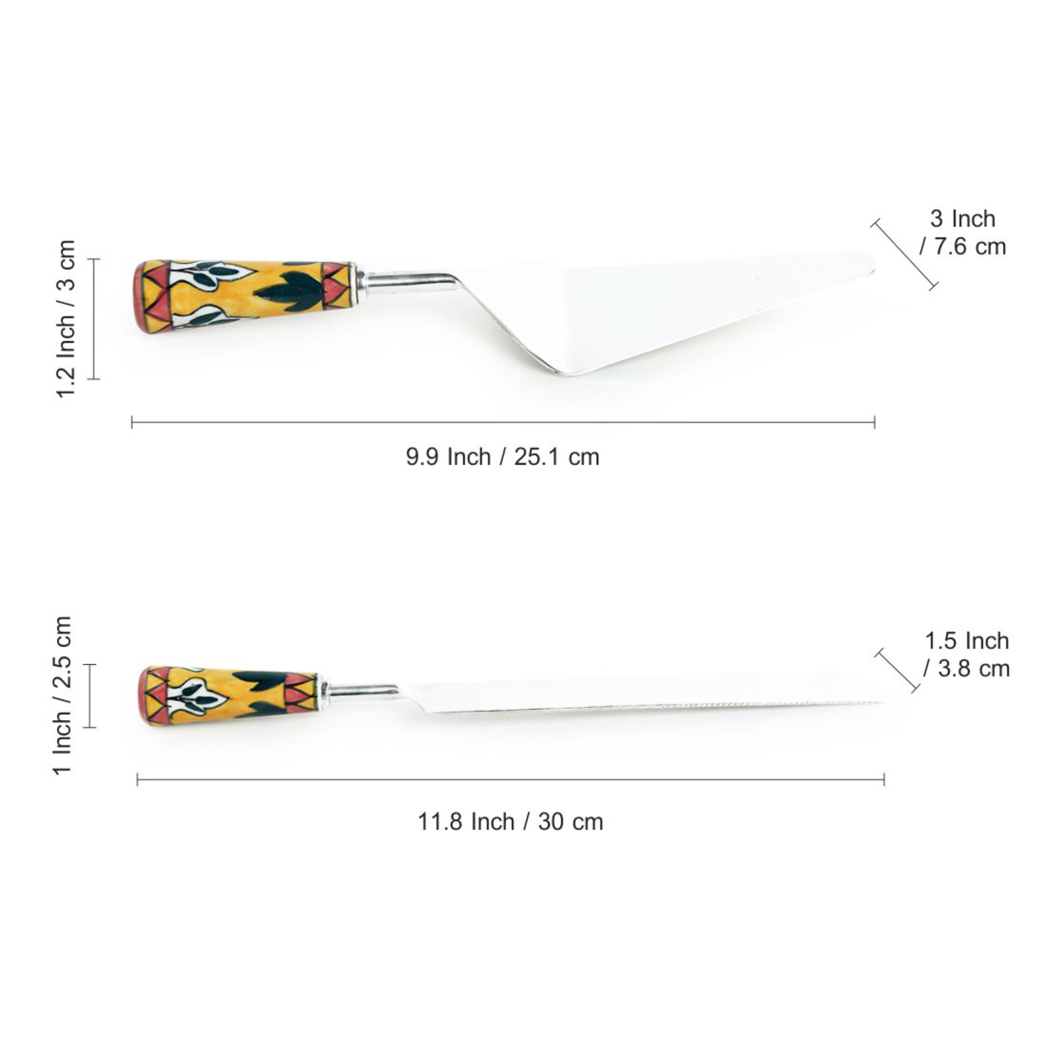 Big Cutlery - Royal Art design in Stainless Steel & Ceramic