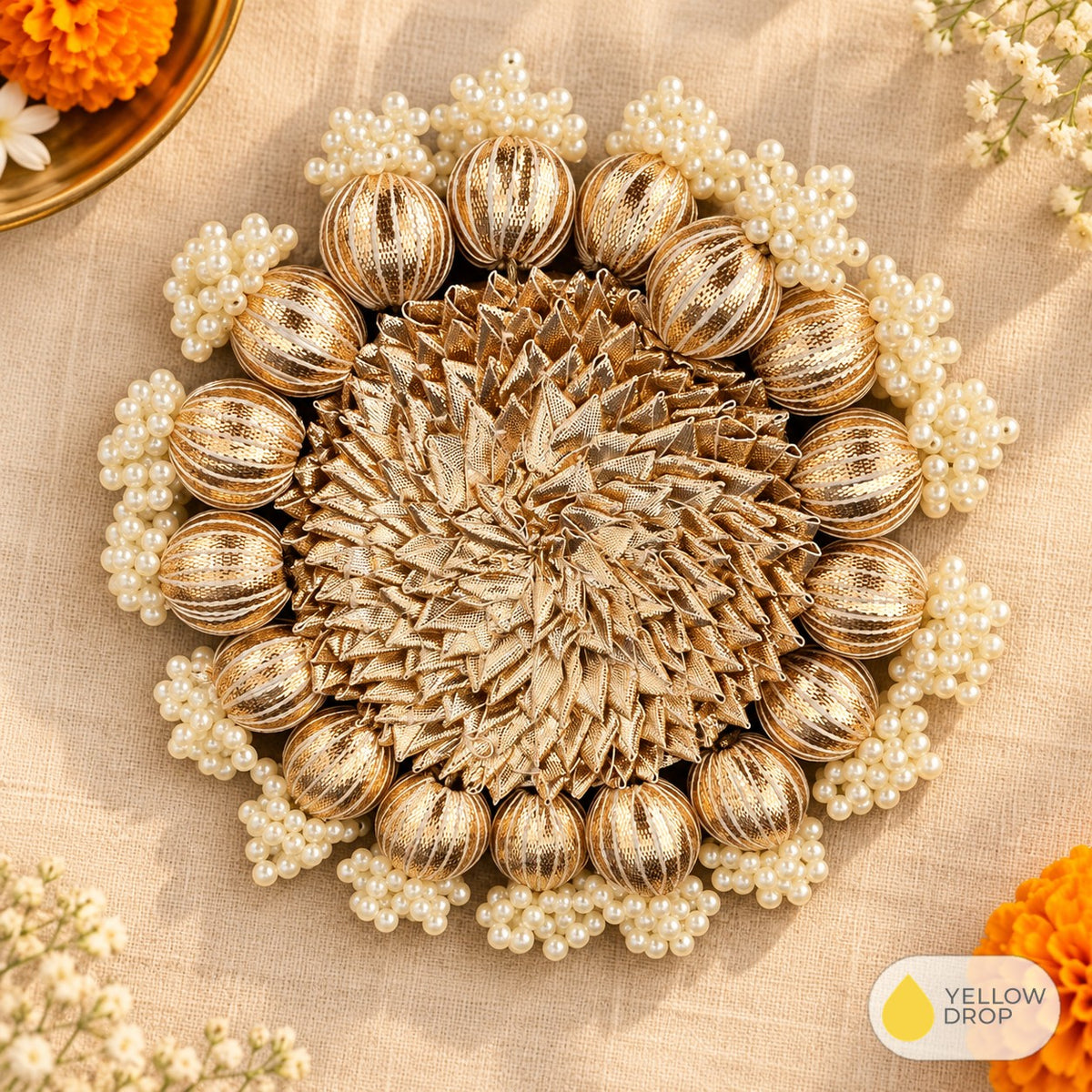 Gota pearl round mat