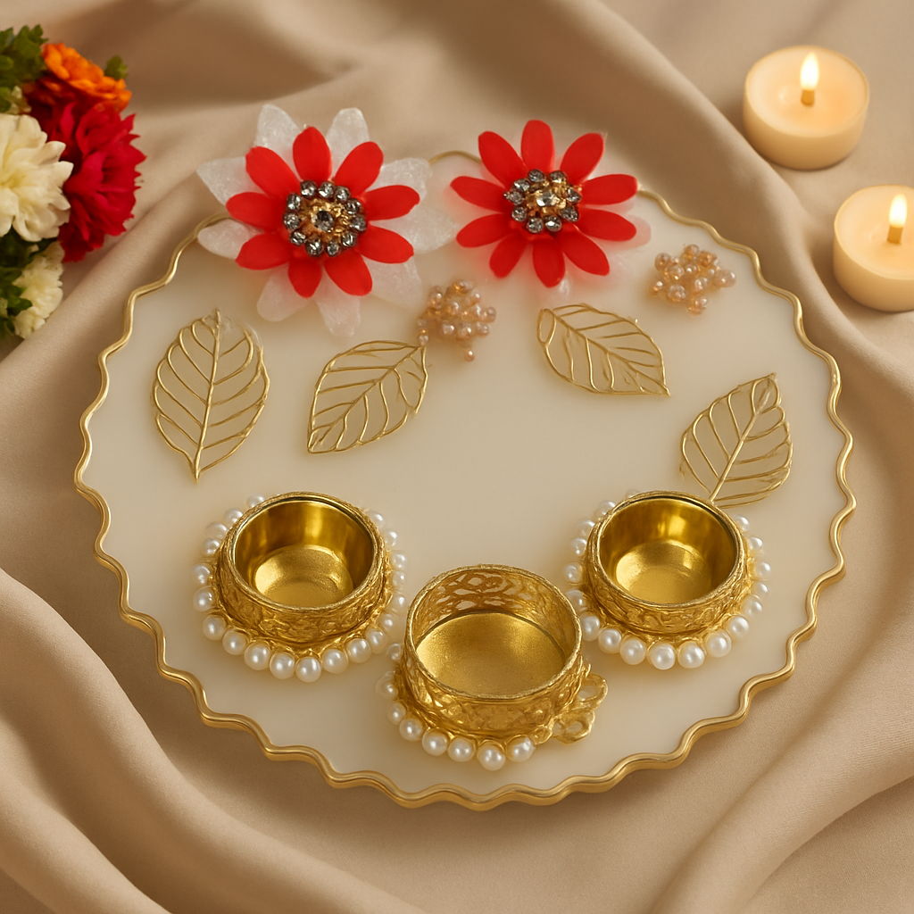 Thali 3D 8" - Red
