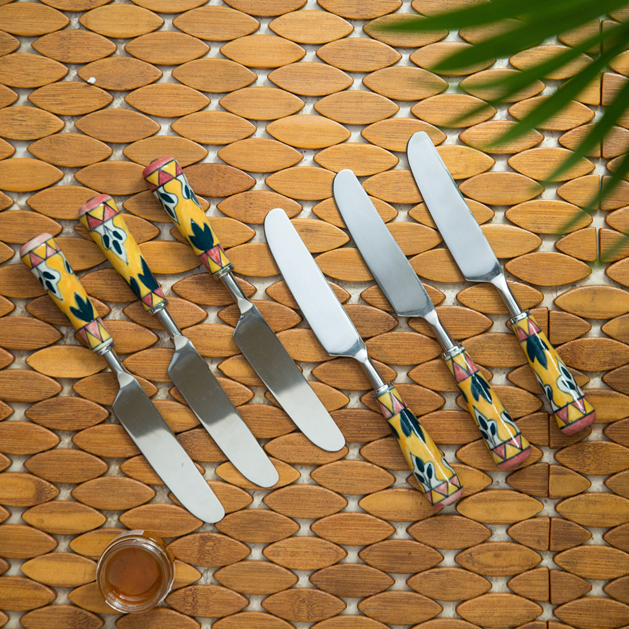 Table Knife - Royal Art design in Stainless Steel & Ceramic