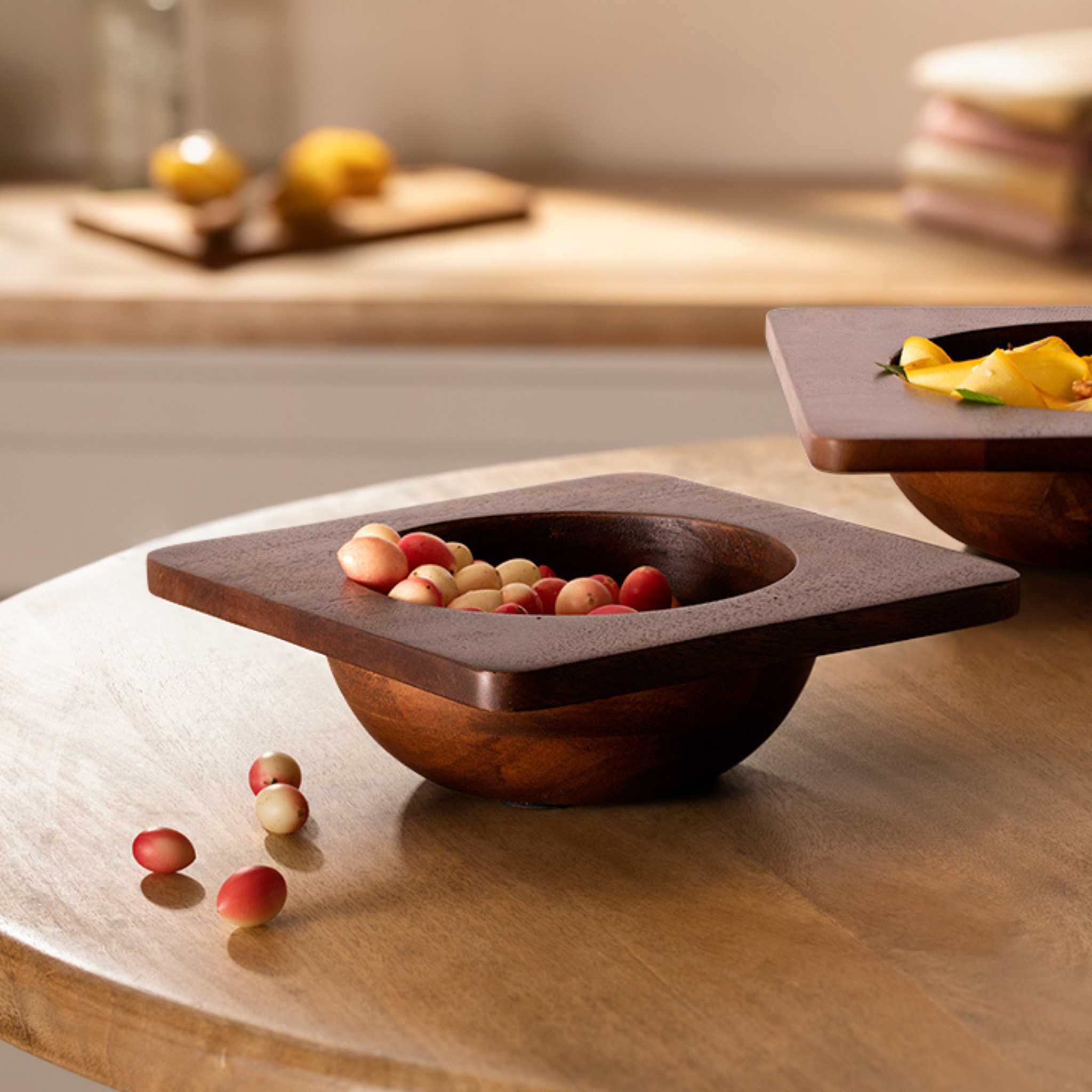 Bowl -Mango Wood Hearty