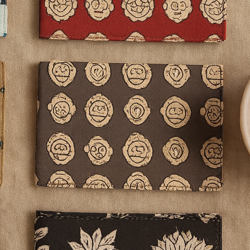 Fabric Passport Cover - Lantern Print