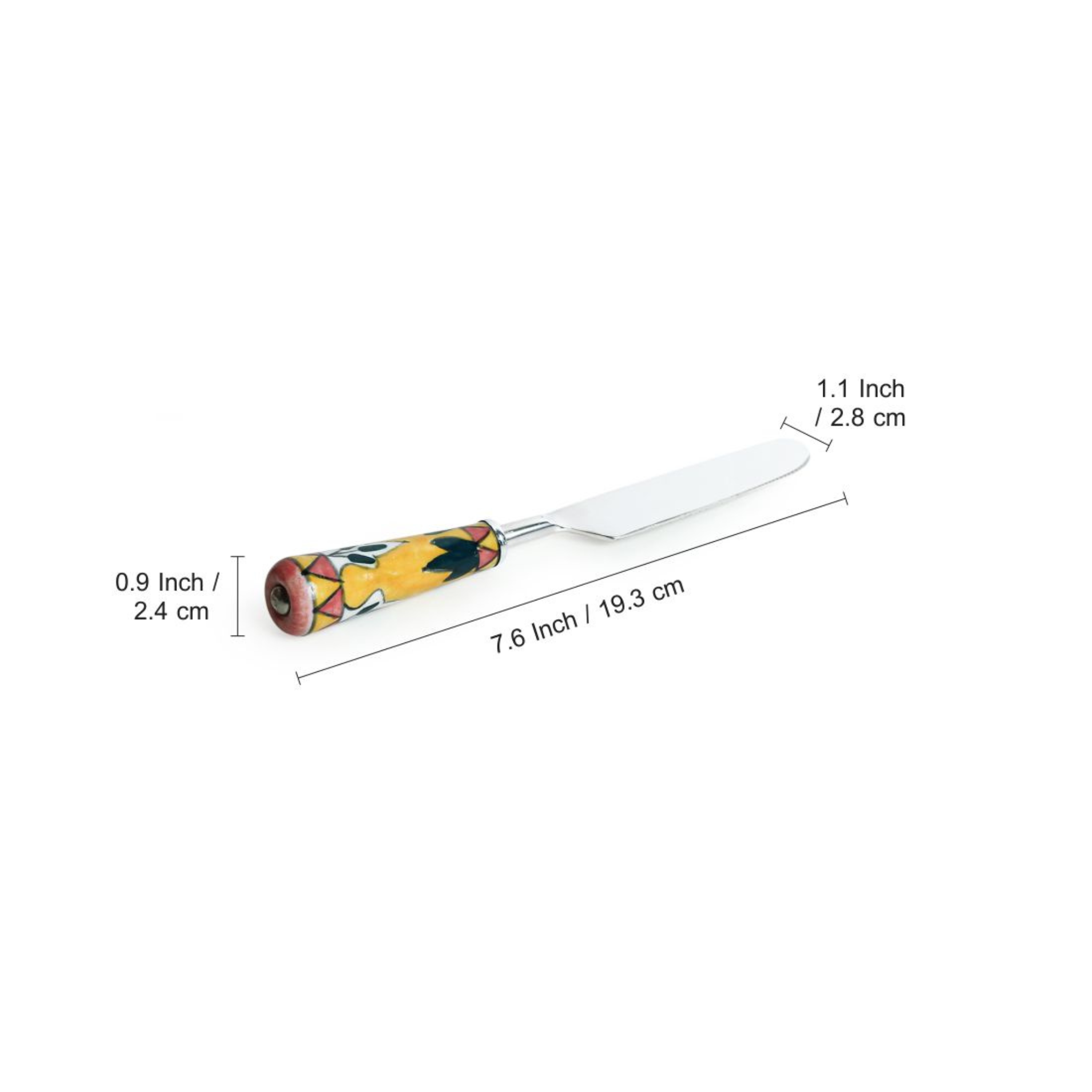 Table Knife - Royal Art design in Stainless Steel & Ceramic