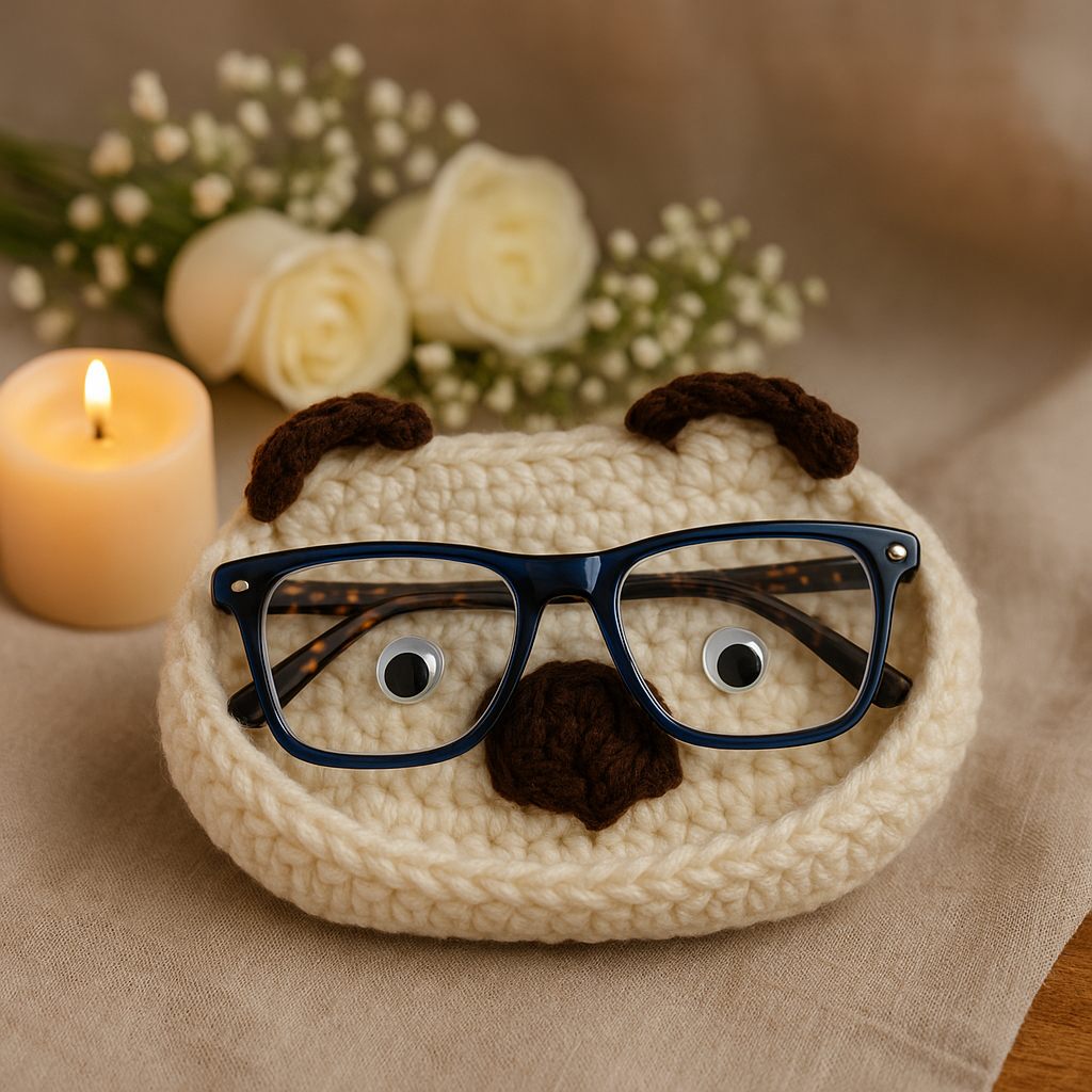 Crochet Bedside Holder (Specs, Jewellery, Medicine, Cup)