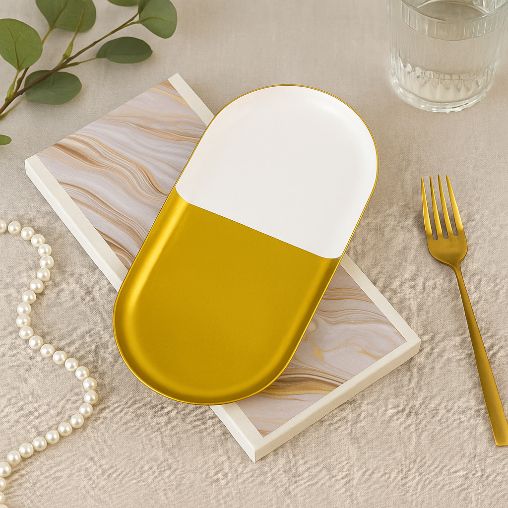 Metal Platter - Rect Small