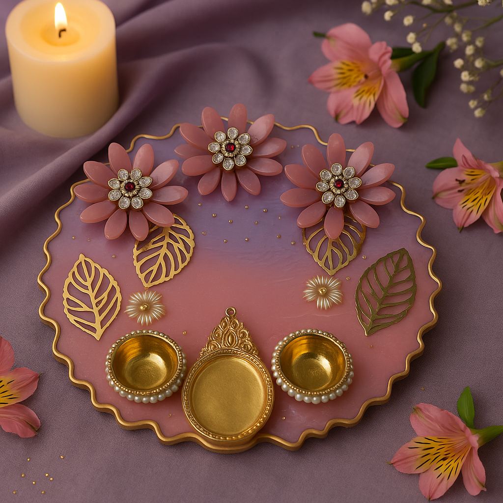 Thali 3D 8" - Purple