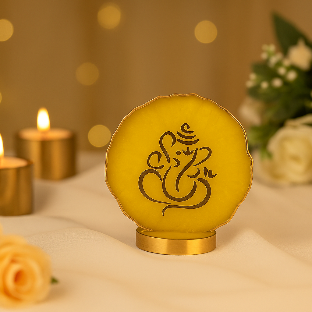 Ganesha 5cm - Yellow