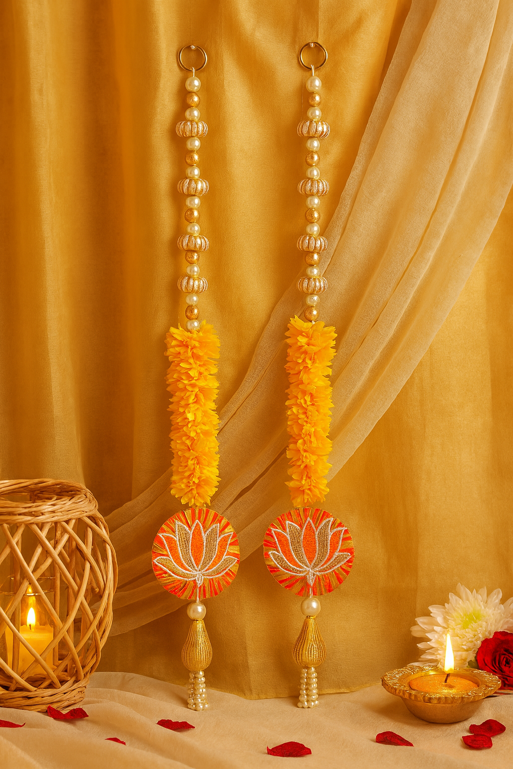 Leo Traditional Hanging (Yellow Lotus)