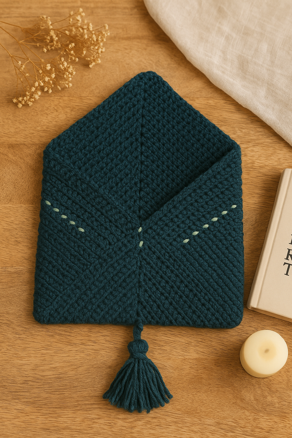 Crochet Book Cover